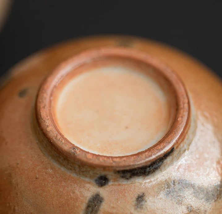 Handmade Black Ink Ceramic Tea Cup – 50ml | MDTEA