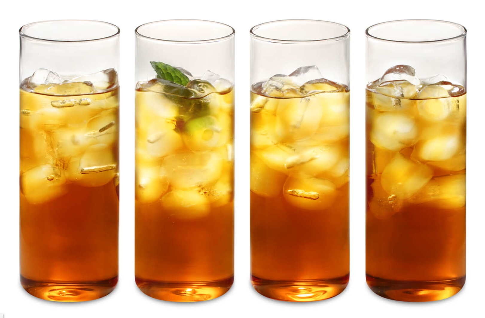 Iced sales tea glasses