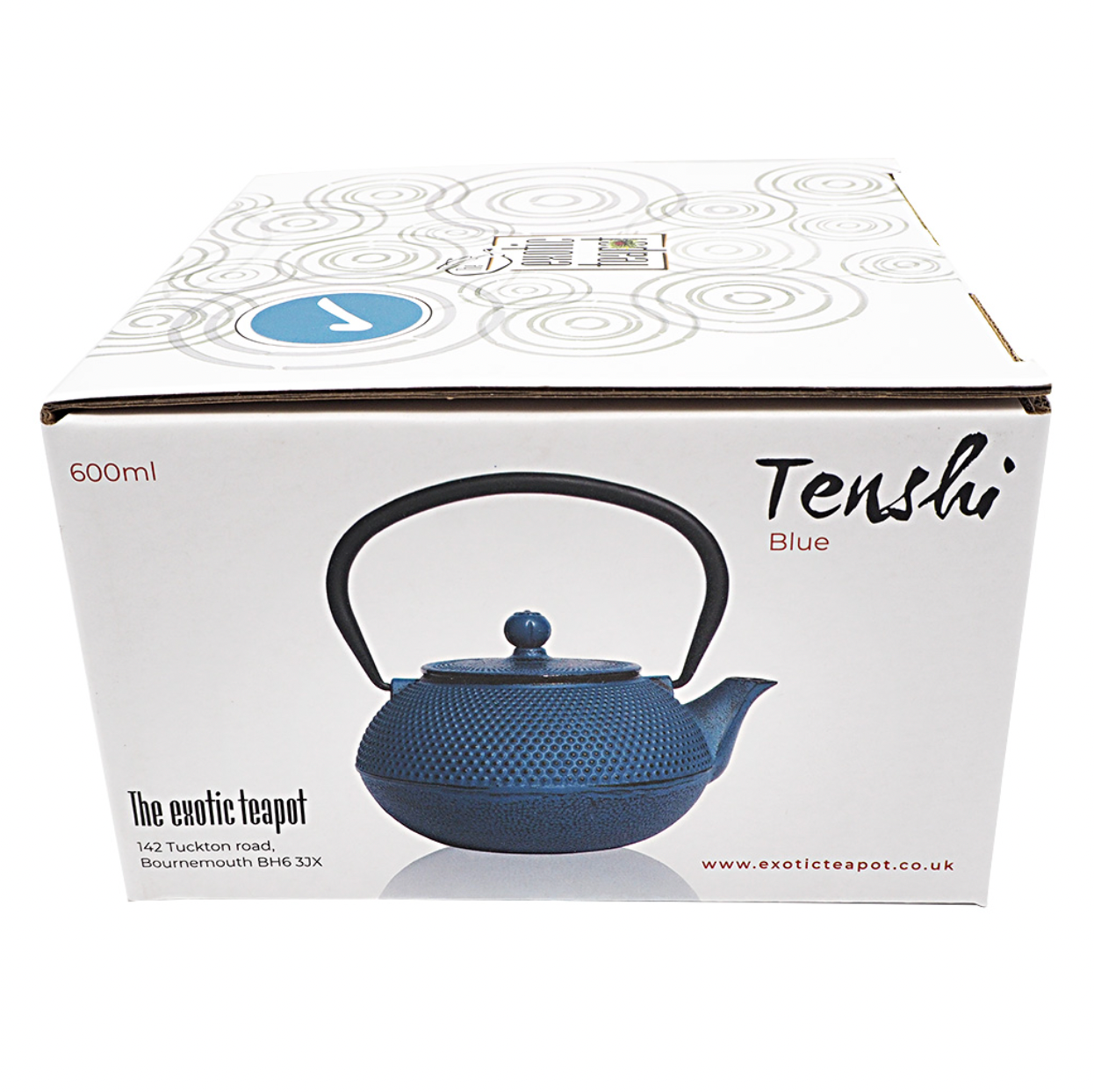 Tenshi Cast Iron Teapot – Teal - 600ml | MDTEA