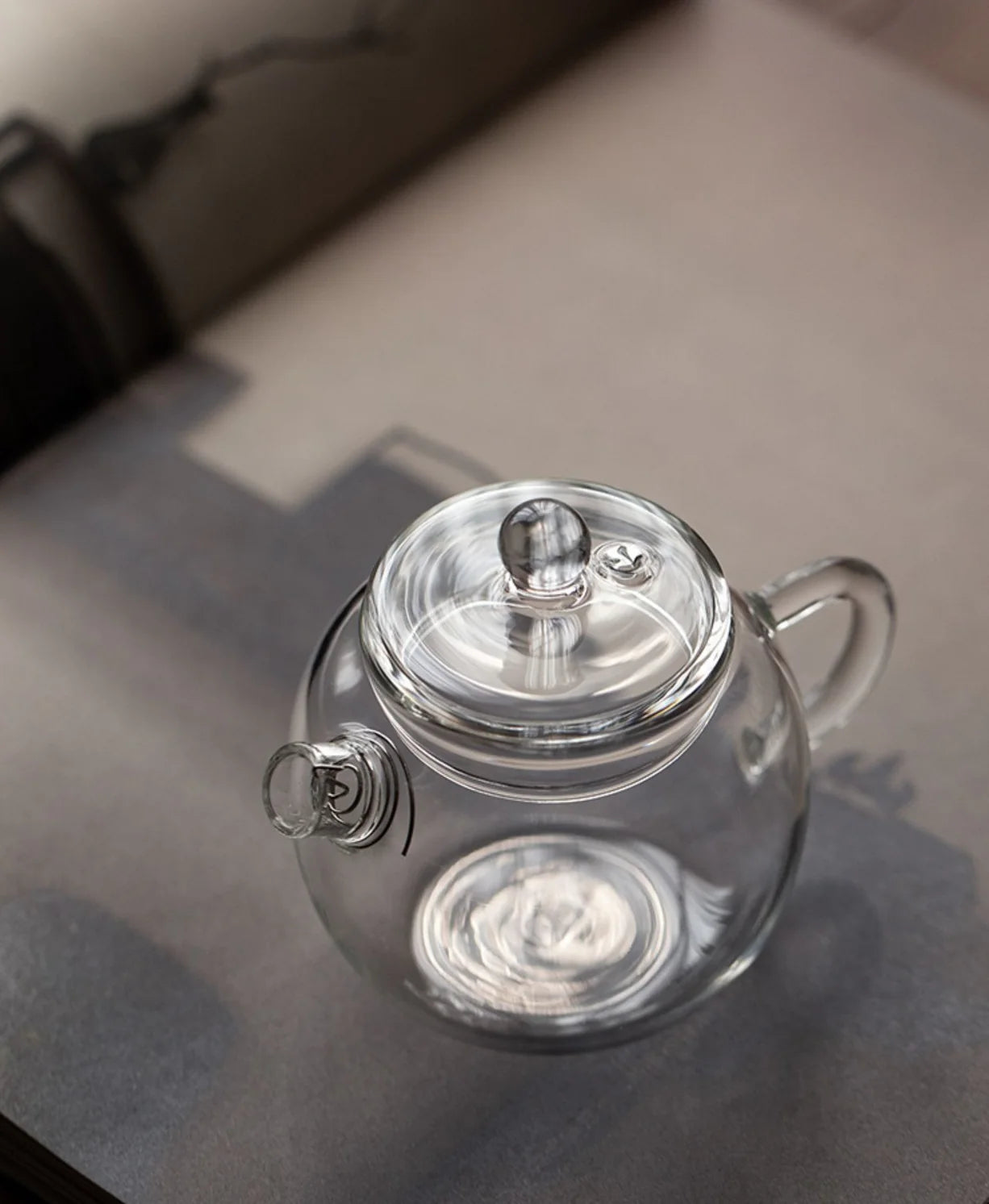 Small Glass Teapot – Heat-Resistant & Handheld (Kung Fu Style) | MDTEA