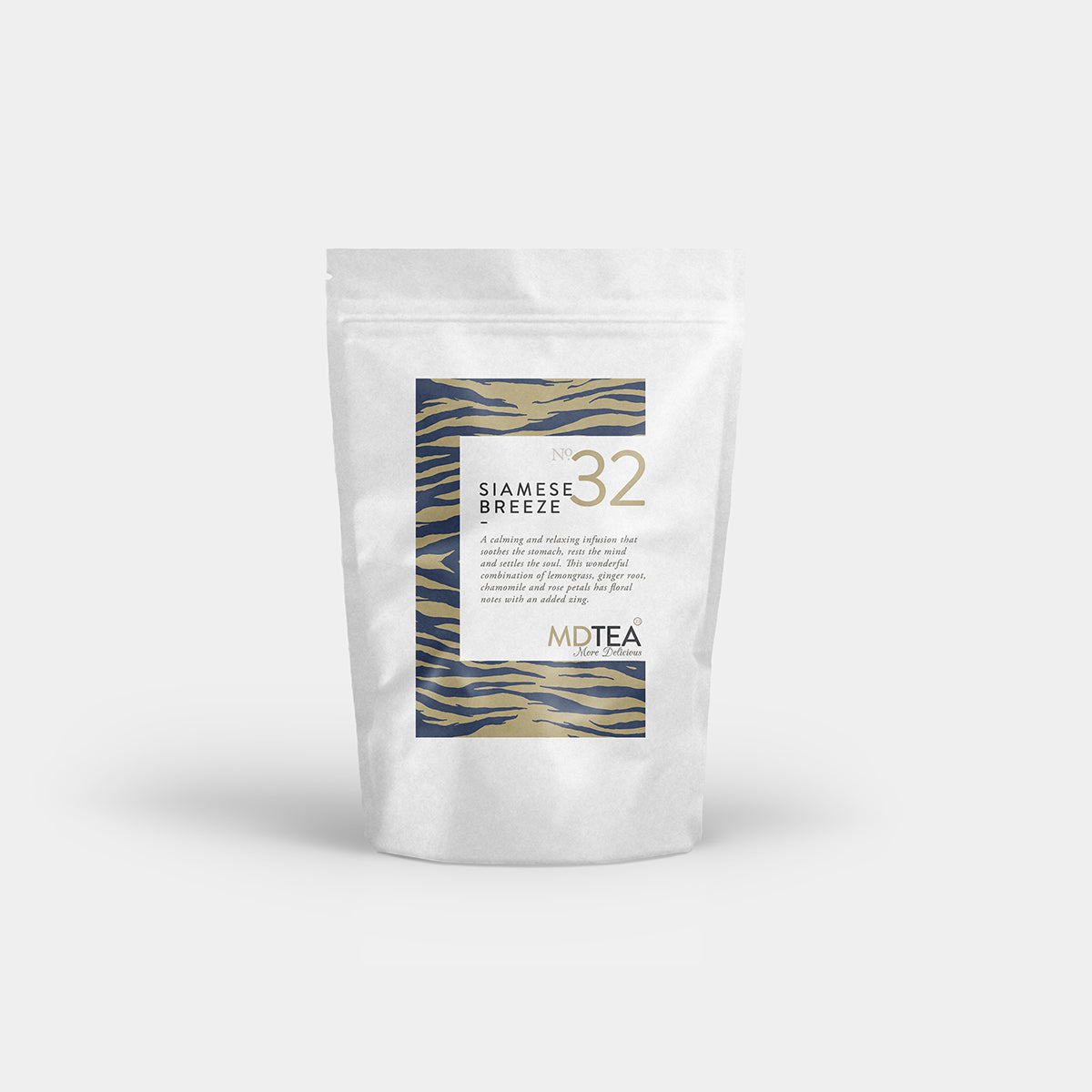 Siamese Breeze – a soothing combination of lemongrass, ginger root, chamomile and rose petals | MDTEA