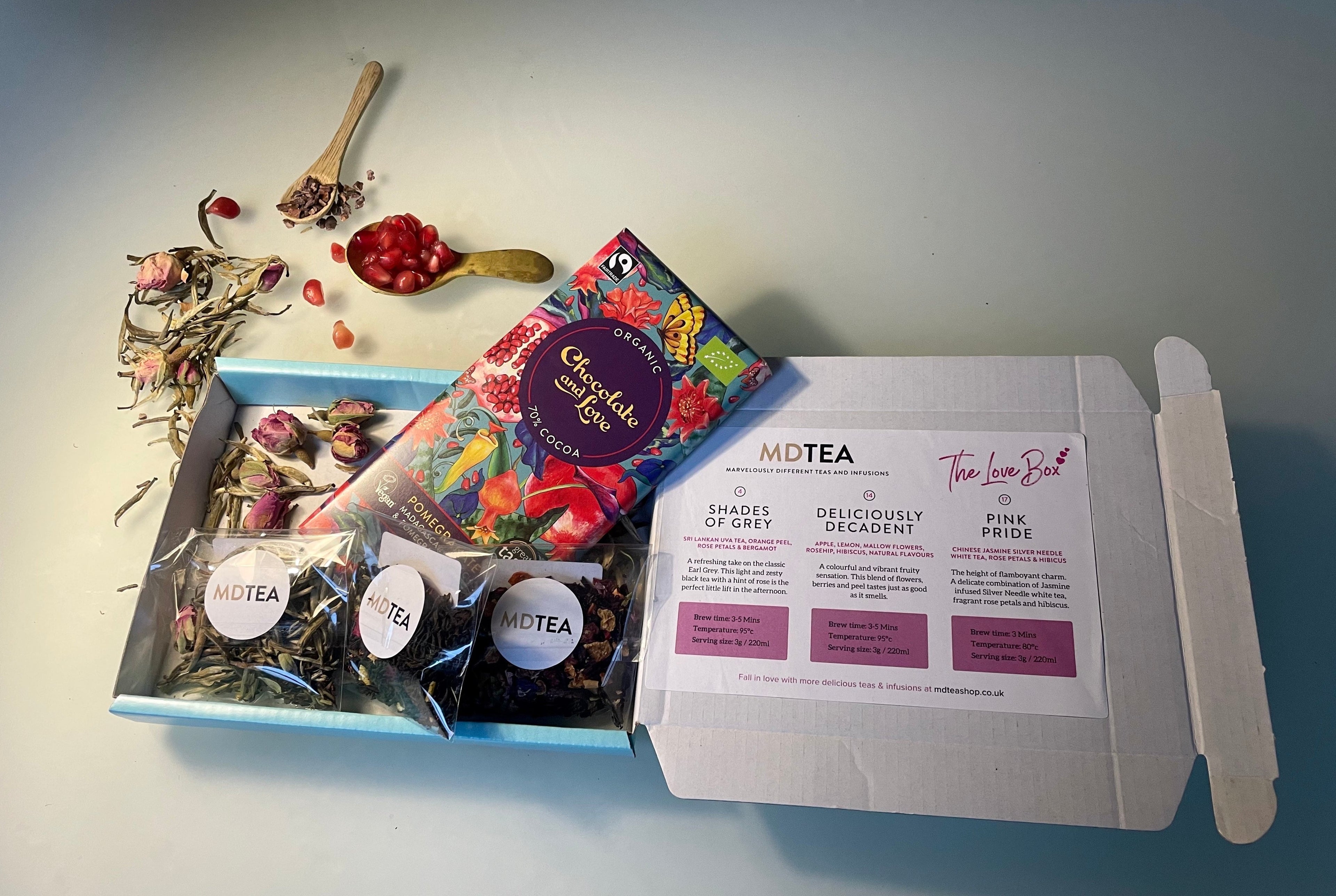 The Love Box – treat someone special to tea and chocolate | MDTEA