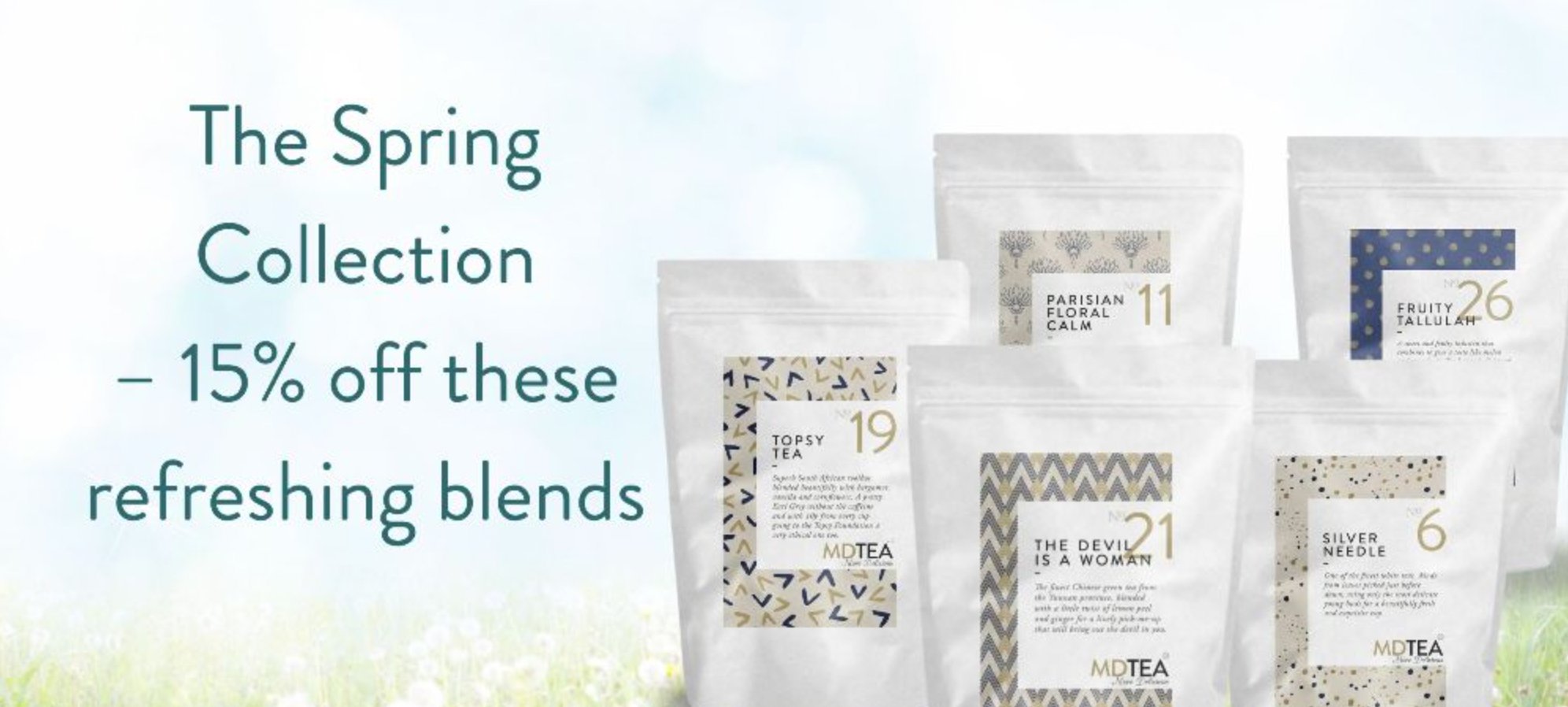The Spring Collection – 15% off with your discount code