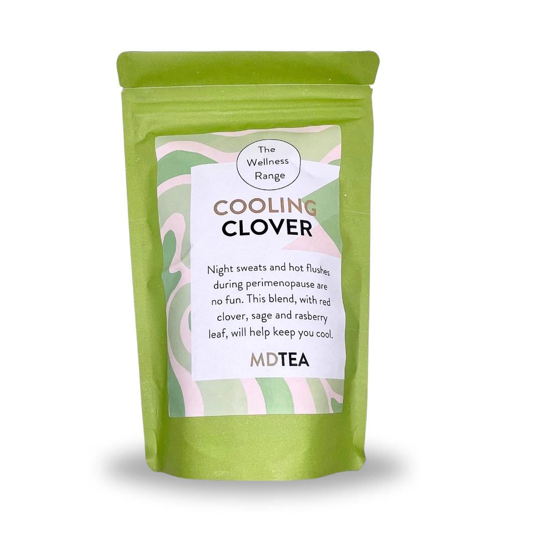 Cooling Clover – for night sweats and hot flushes during perimenopause | MDTEA
