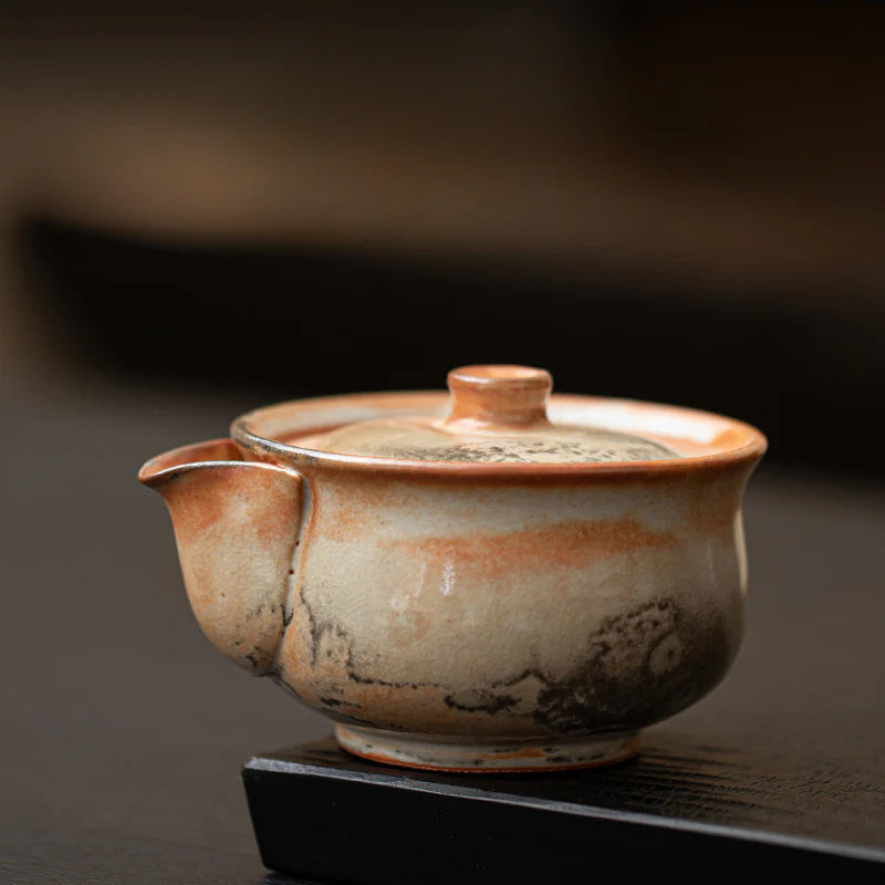 Hand-Painted Black Ink Gaiwan – 150ml | MDTEA