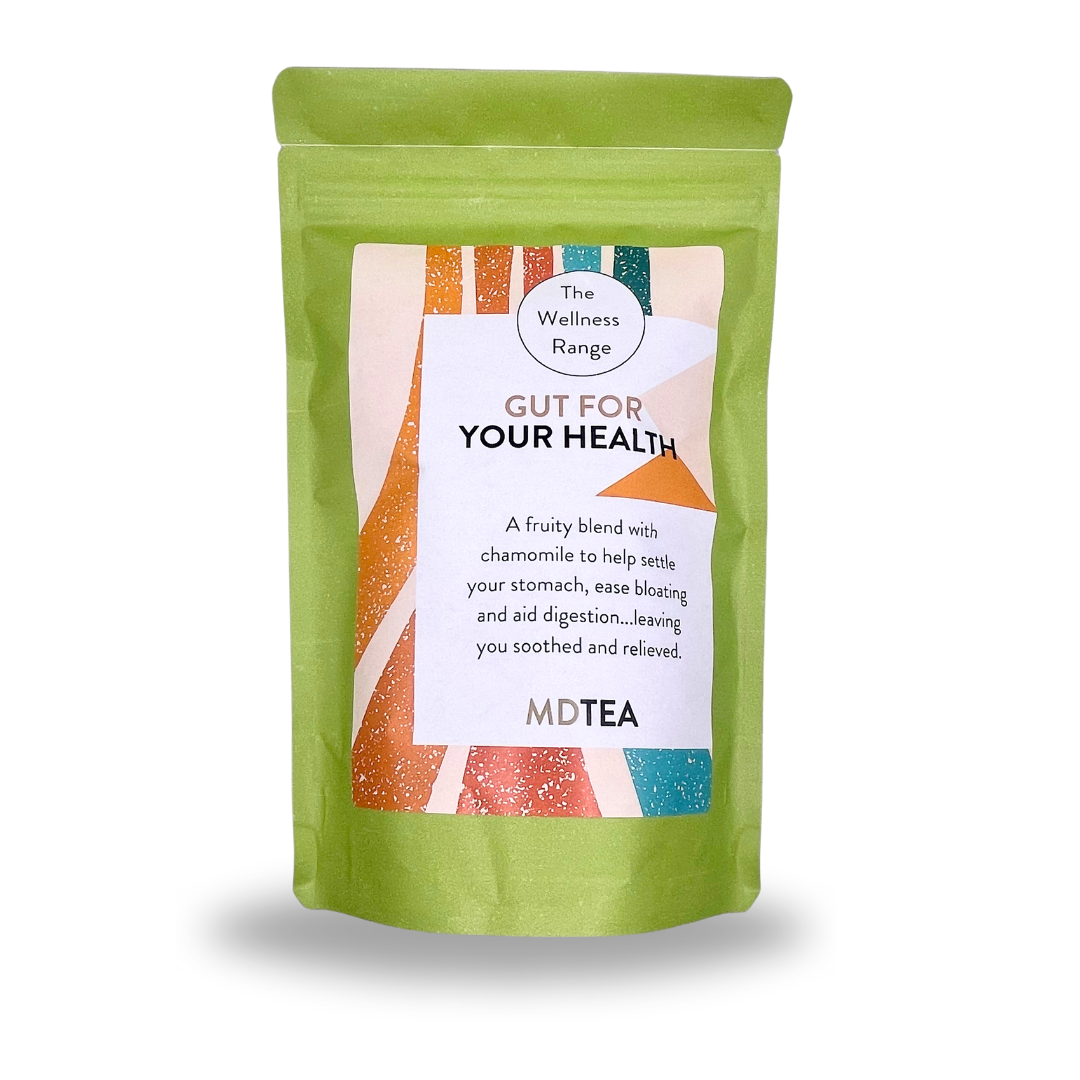 Gut For Your Health – an infusion of chamomile, lemon balm and marshmallow root for gut health | MDTEA