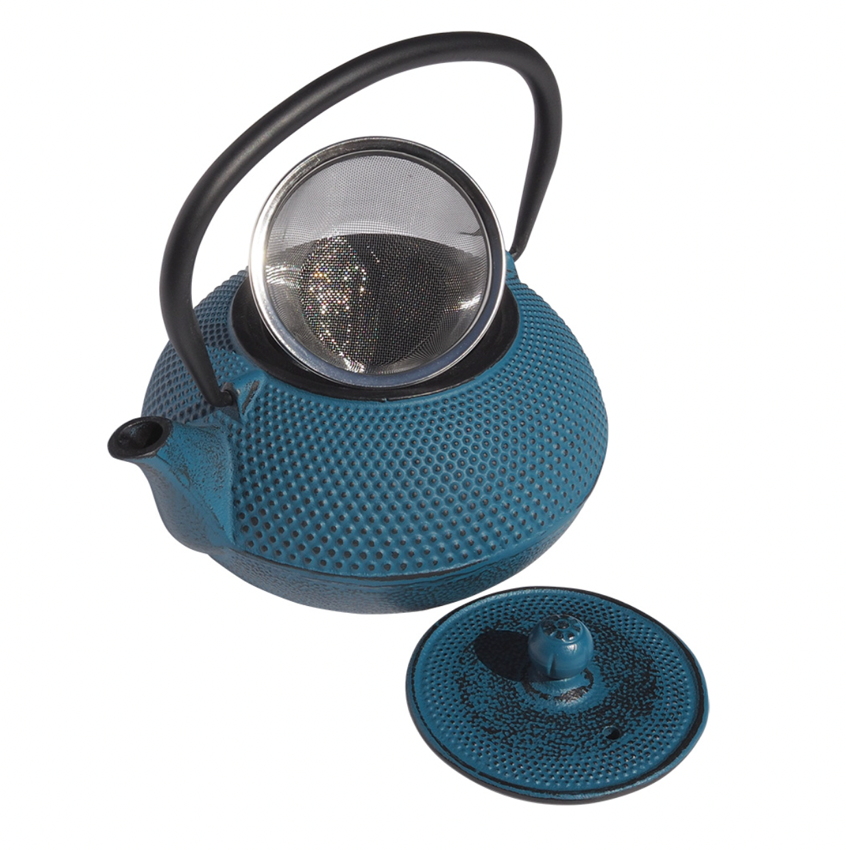 Tenshi Cast Iron Teapot – Teal - 600ml | MDTEA