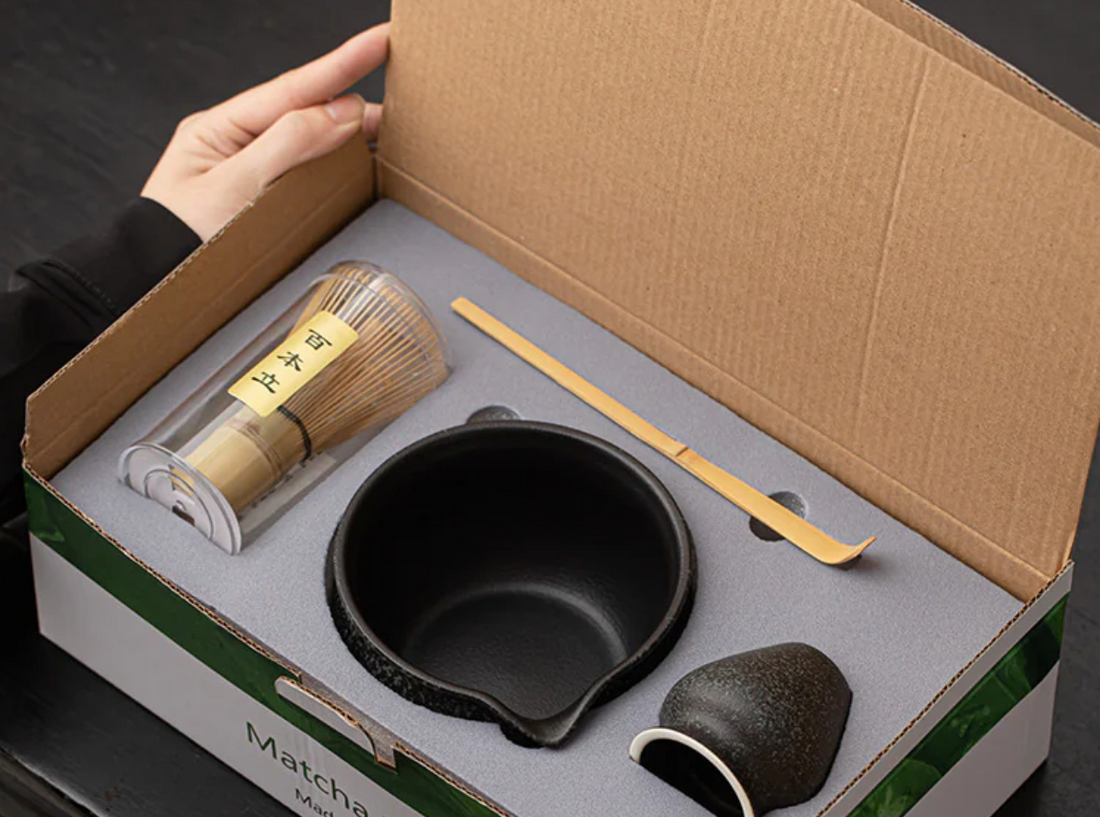Ceramic Matcha Set – Petal Glaze (Inspired by the Song Dynasty) | MDTEA