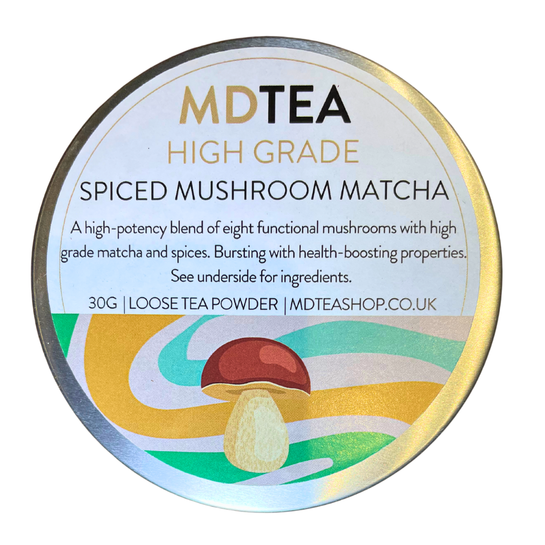 Spiced Mushroom Matcha Green Tea (High Grade) | MDTEA