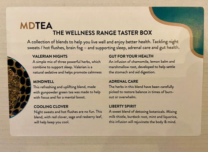 The Wellness Range™ Taster Box – making 24 cups | MDTEA
