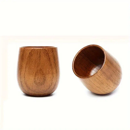 Elegant solid wood tea cups – for hot or cold drinks | MDTEA