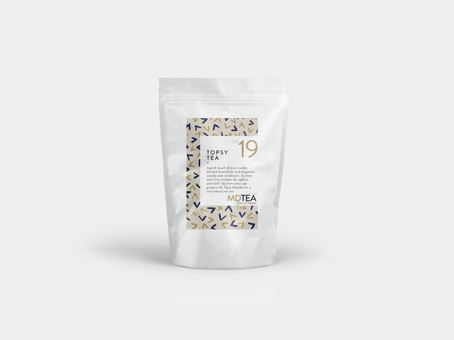 Topsy Tea – rooibos (redbush) with bergamot and blue cornflowers | MDTEA