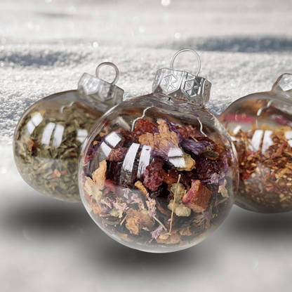 Tea-Filled Christmas Baubles To Decorate Your Tree | MDTEA